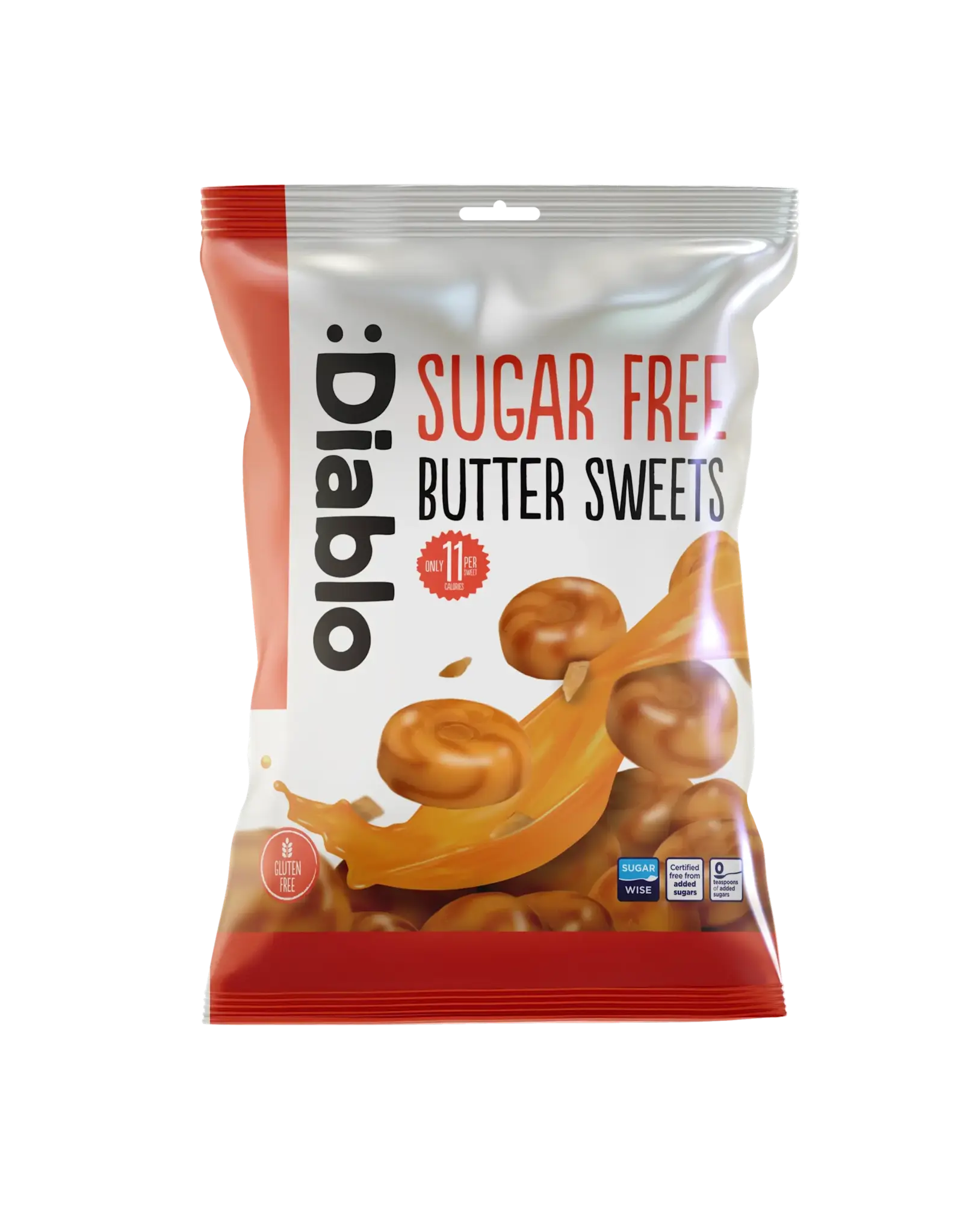 Diablo Diablo Sugar Free Sweets- Butter Sweets 75g (British)
