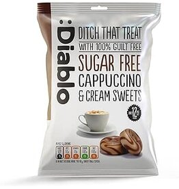 Diablo Diablo Sugar Free Sweets- Cappuccino & Cream 75g (British)