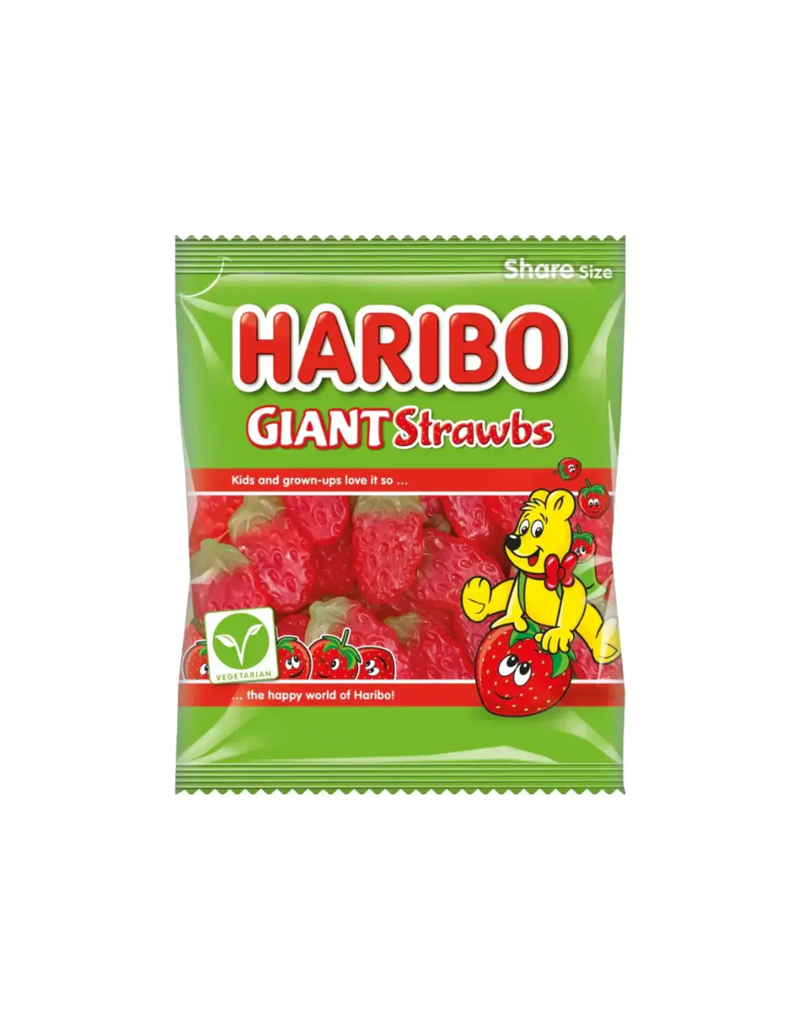 Haribo Haribo Giant Strawbs 140g (British)