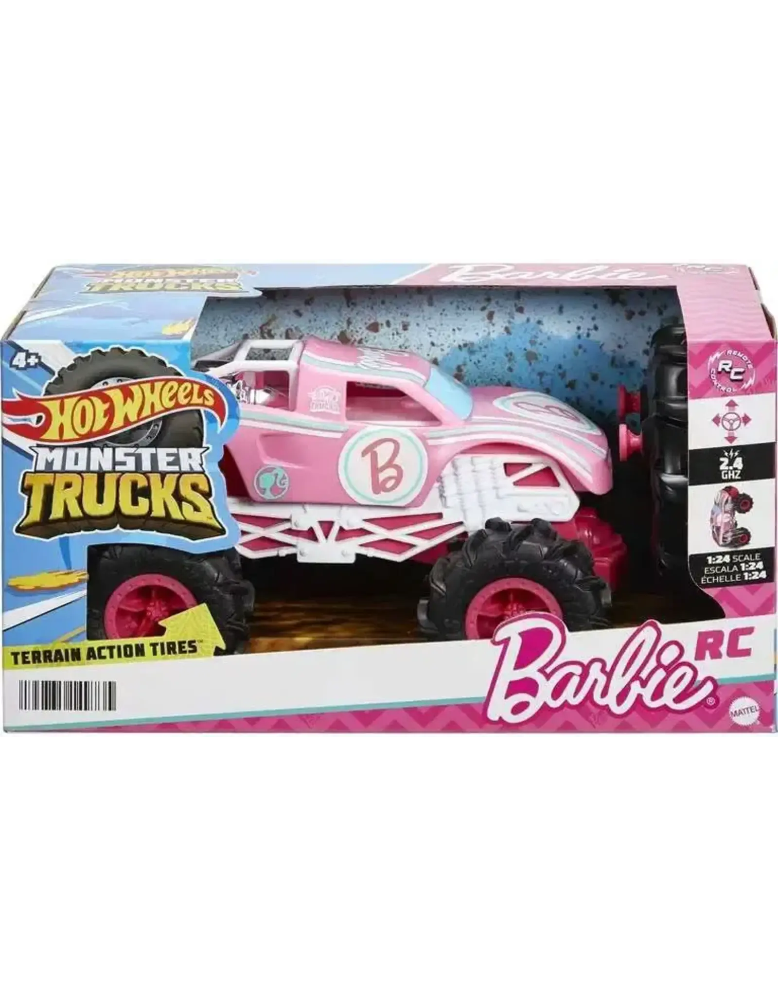 Mattel Hot Wheels RC Monster Truck - Barbie