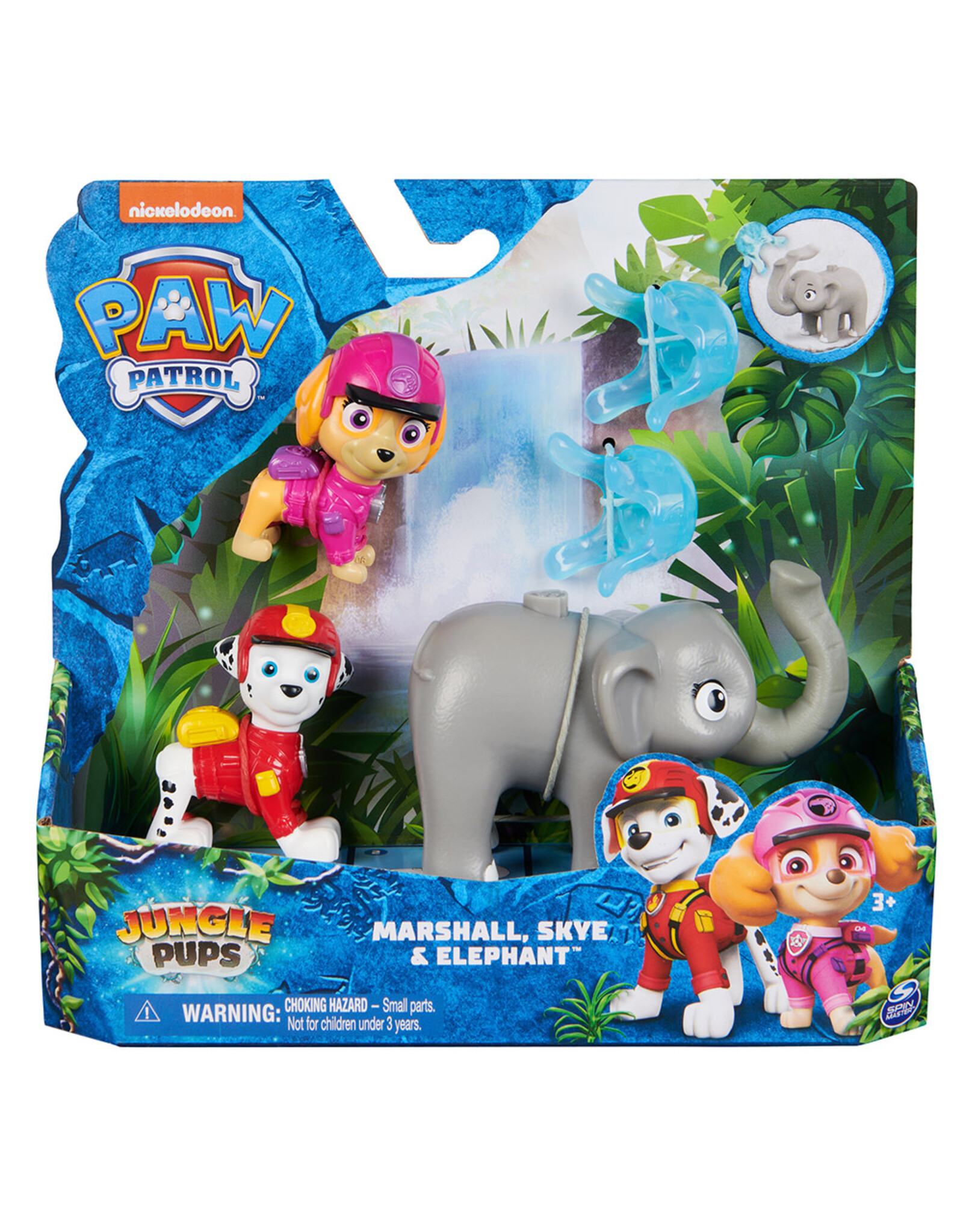 Spin Master Paw Patrol Jungle Figures - Marshall, Skye & Elephant