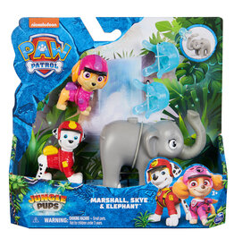 Spin Master Paw Patrol Jungle Figures - Marshall, Skye & Elephant
