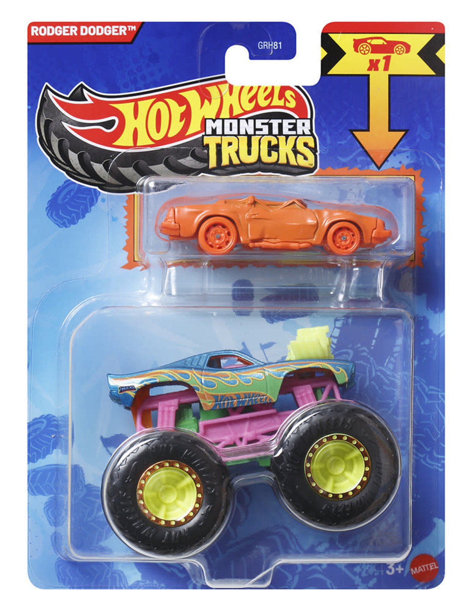 Mattel Hot Wheels Monster Truck - Rodger Dodger