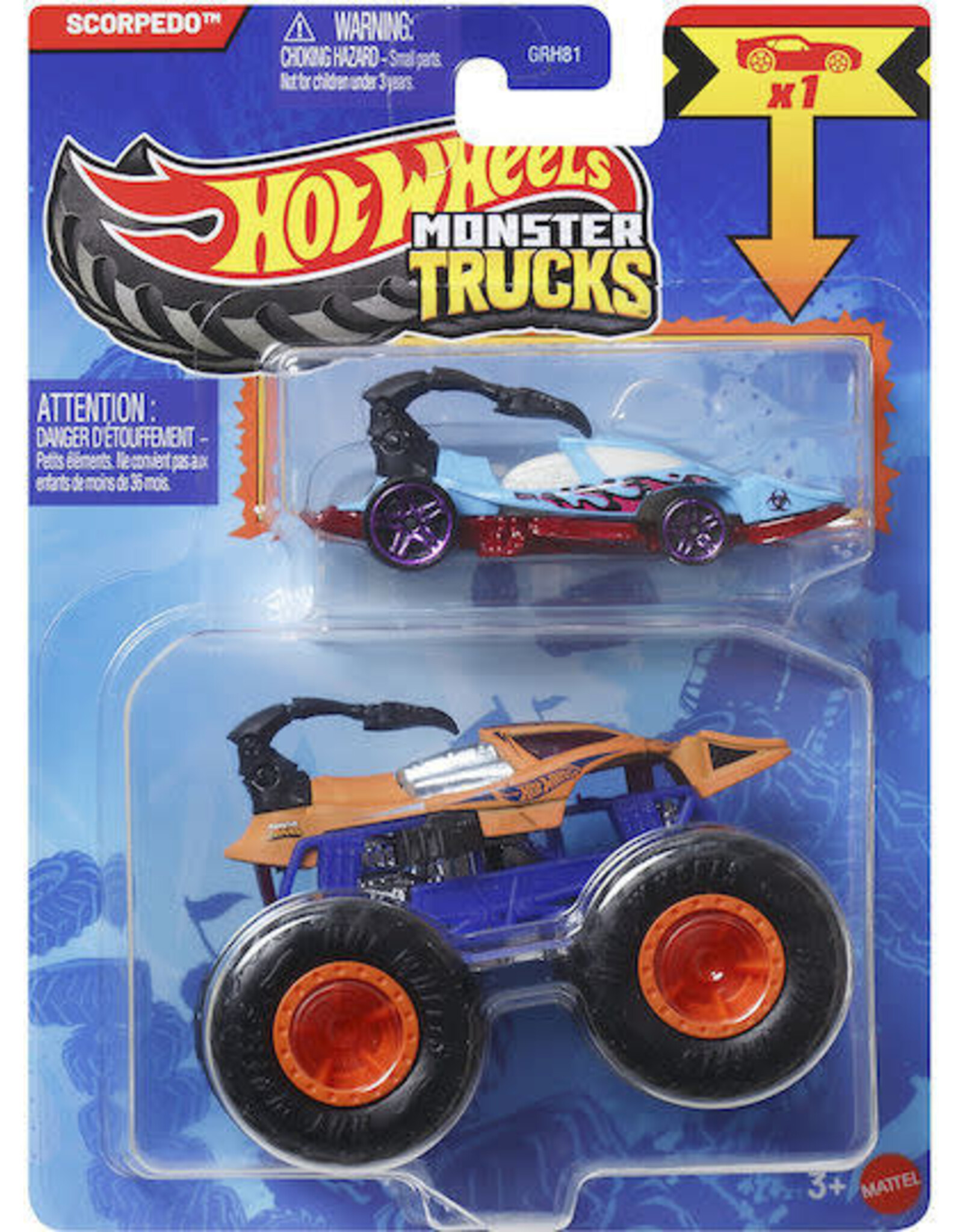 Mattel Hot Wheels Monster Truck - Scorpedo