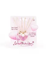 Great Pretenders Besties Era Tear and Share Necklaces, 3pc