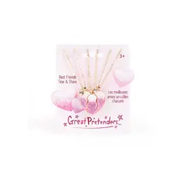 Great Pretenders Besties Era Tear and Share Necklaces, 3pc