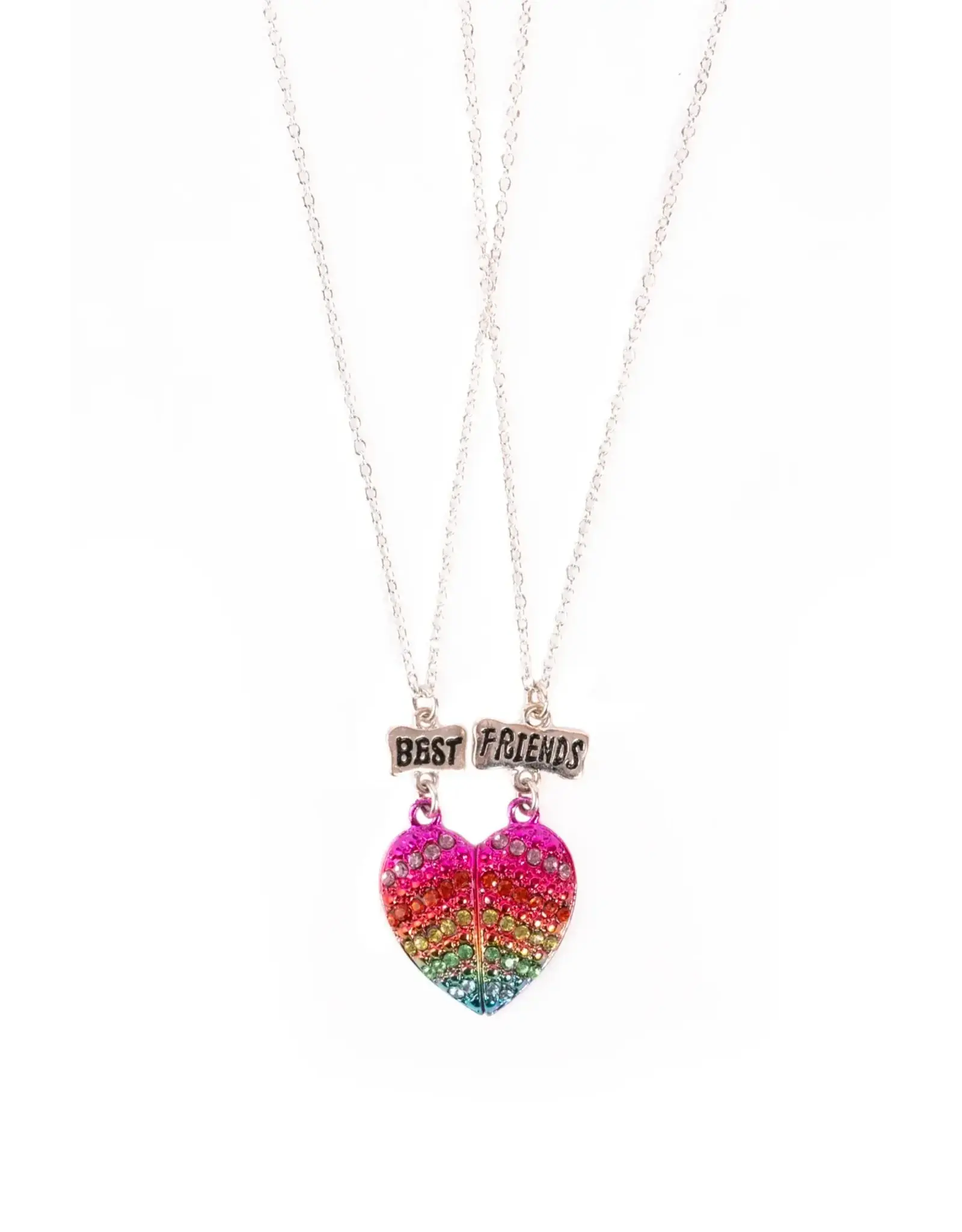 Great Pretenders Glamour Gals Tear & Share Necklaces, 2pc