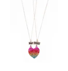 Great Pretenders Glamour Gals Tear & Share Necklaces, 2pc