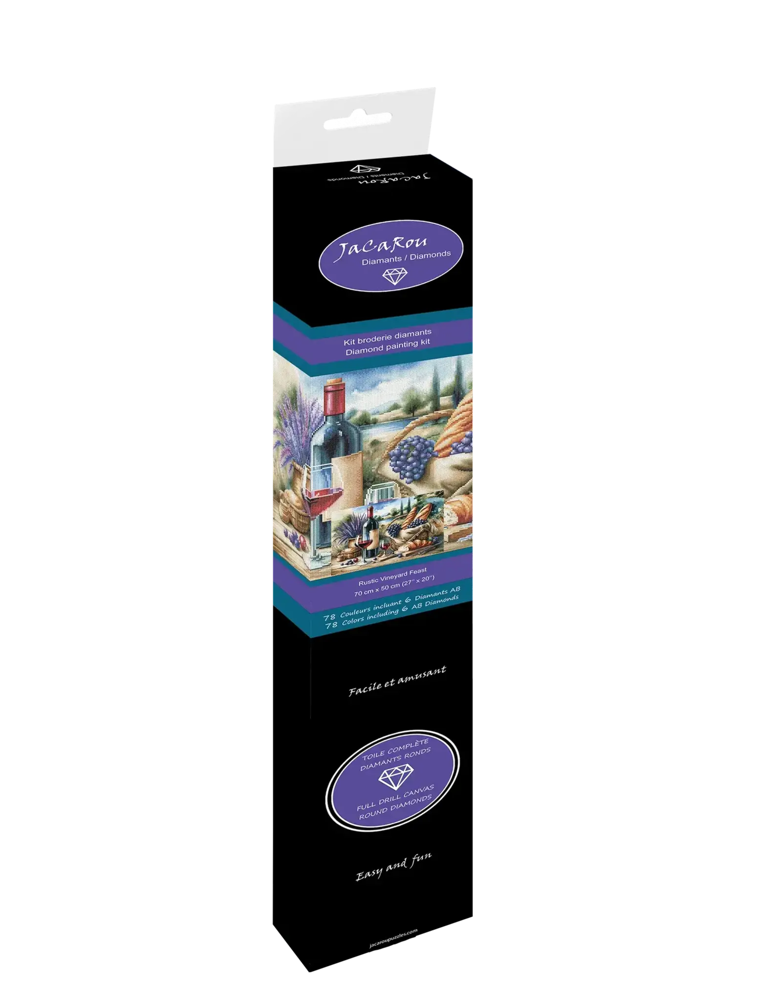 JaCaRou Puzzles Diamond Painting - Rustic Vineyard Feast