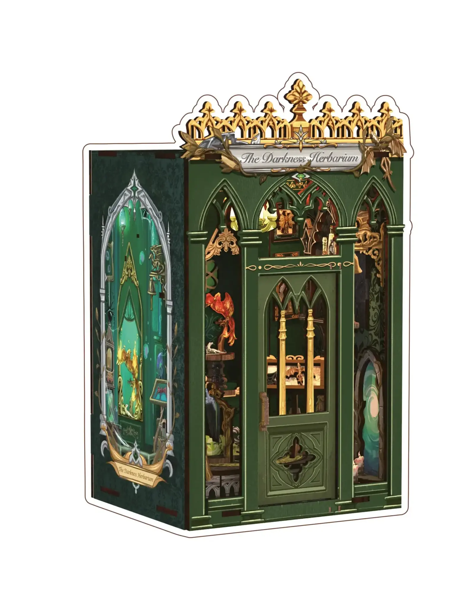 JaCaRou Puzzles Book Nook - The Darkness Herbarium