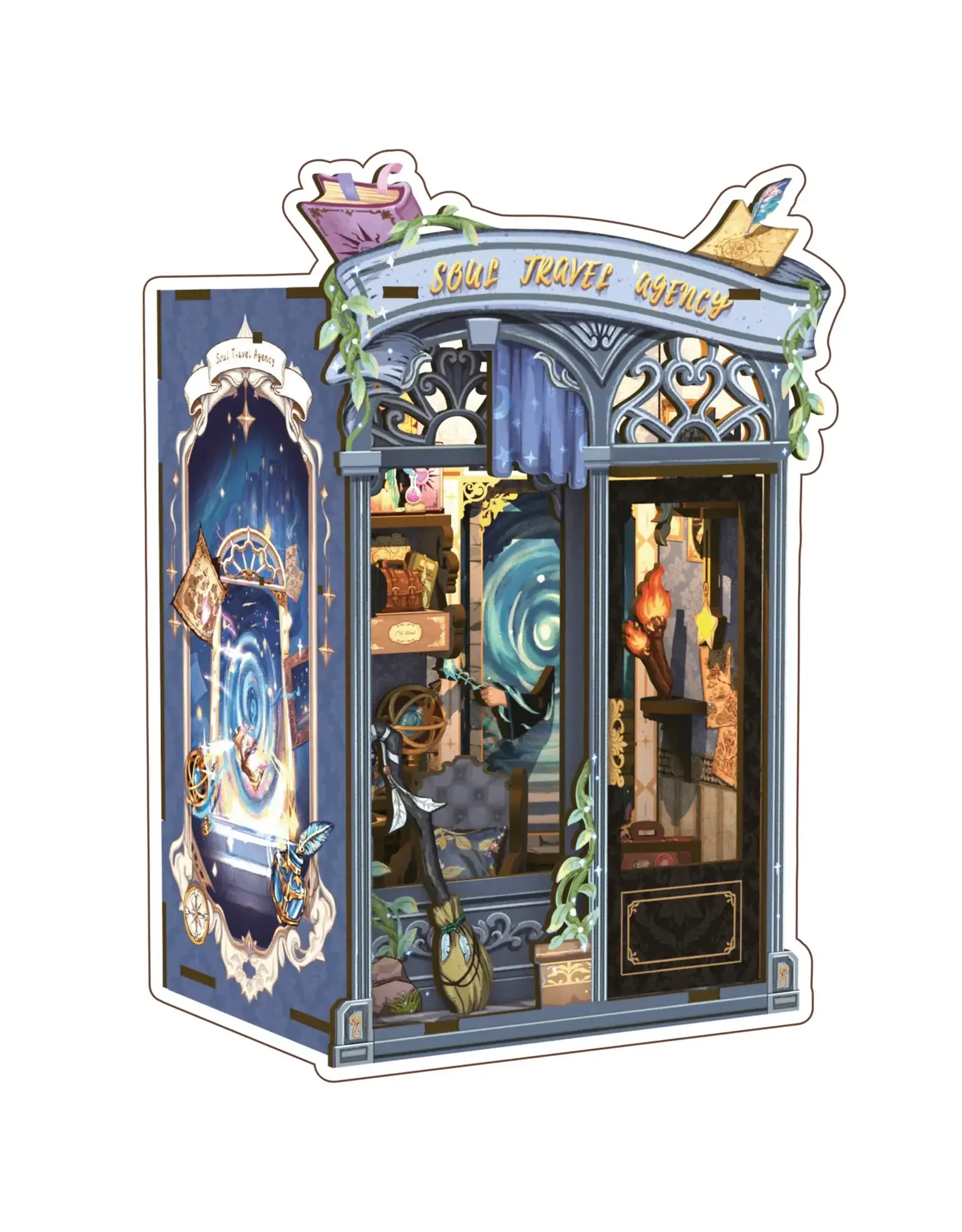 JaCaRou Puzzles Book Nook - Soul Travel Agency