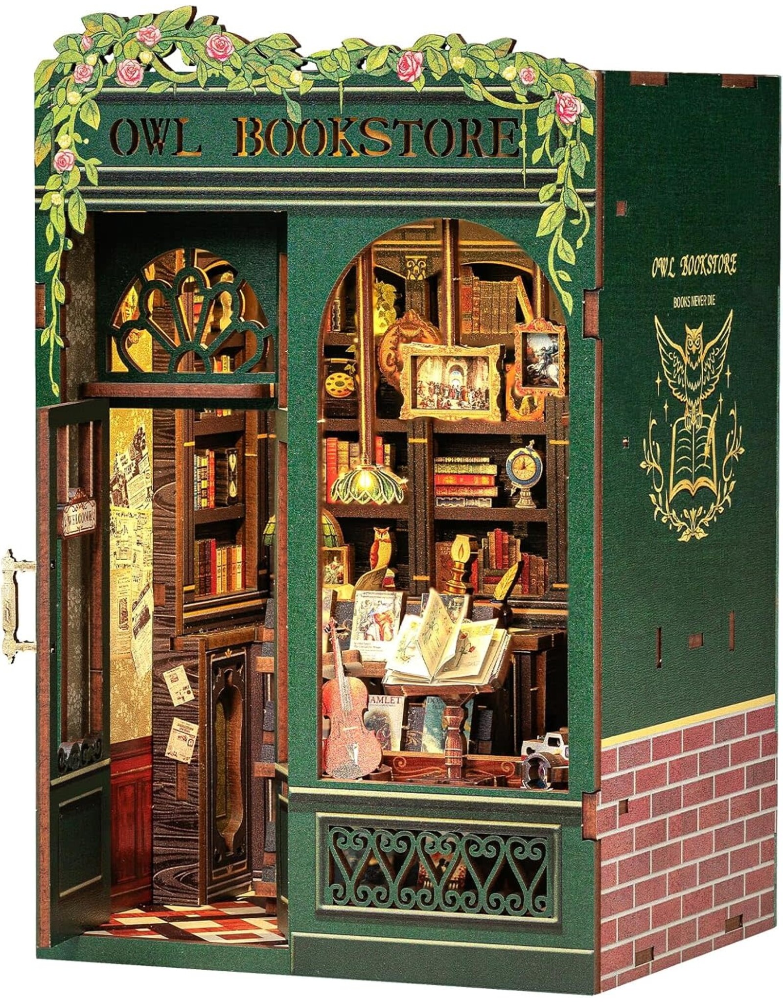 JaCaRou Puzzles Book Nook - Owl Bookstore