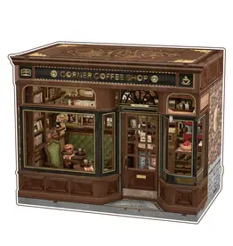 JaCaRou Puzzles Book Nook - Corner Coffee Shop