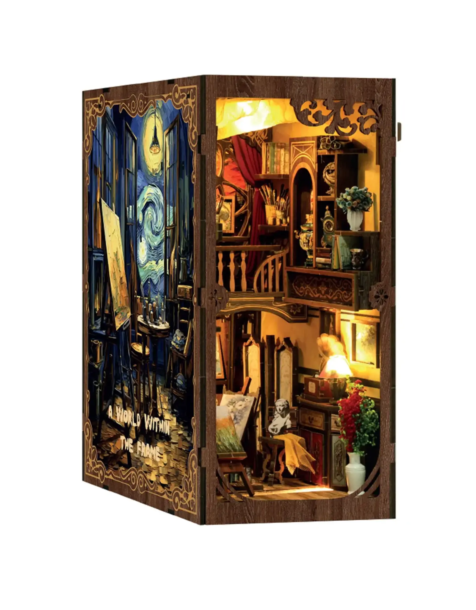 JaCaRou Puzzles Book Nook - A World Within The Frame