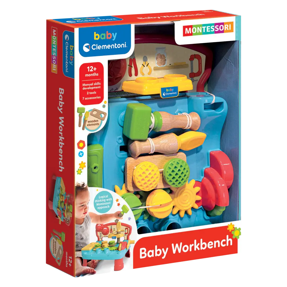 Clementoni Baby Montessori: Baby Workbench - Tumbleweed Toys