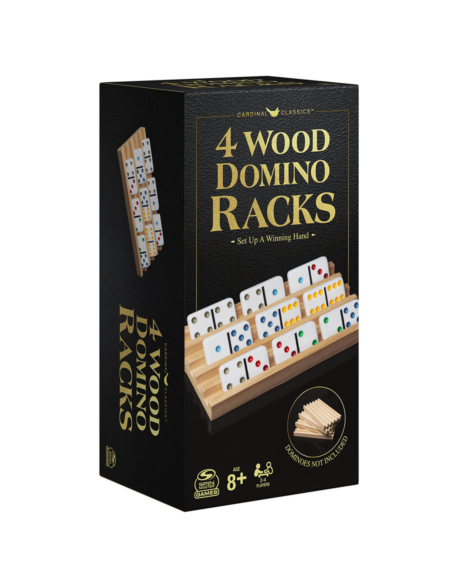 4 Wood Domino Racks