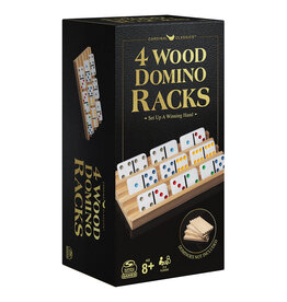 4 Wood Domino Racks