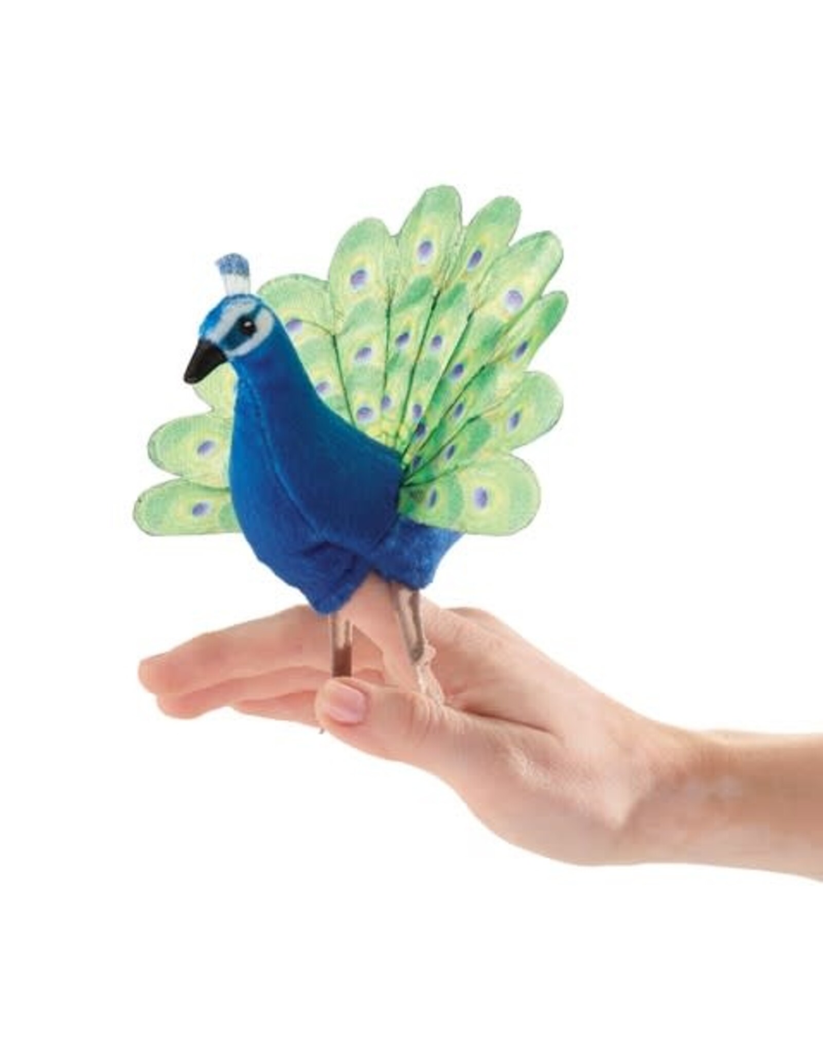 Folkmanis Folkmanis Mini Peacock Finger Puppet
