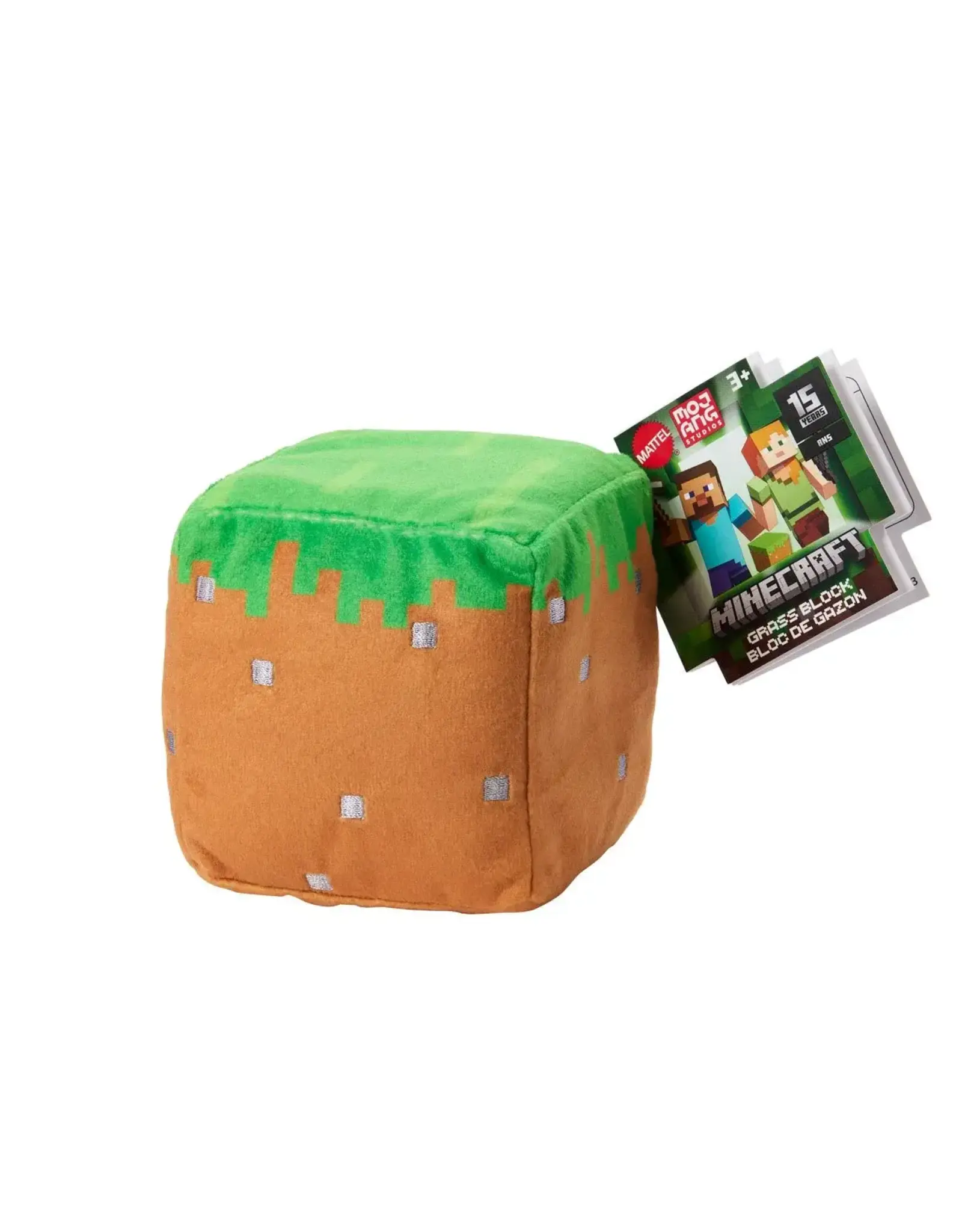 Mattel Minecraft Block Plush - Grass Block