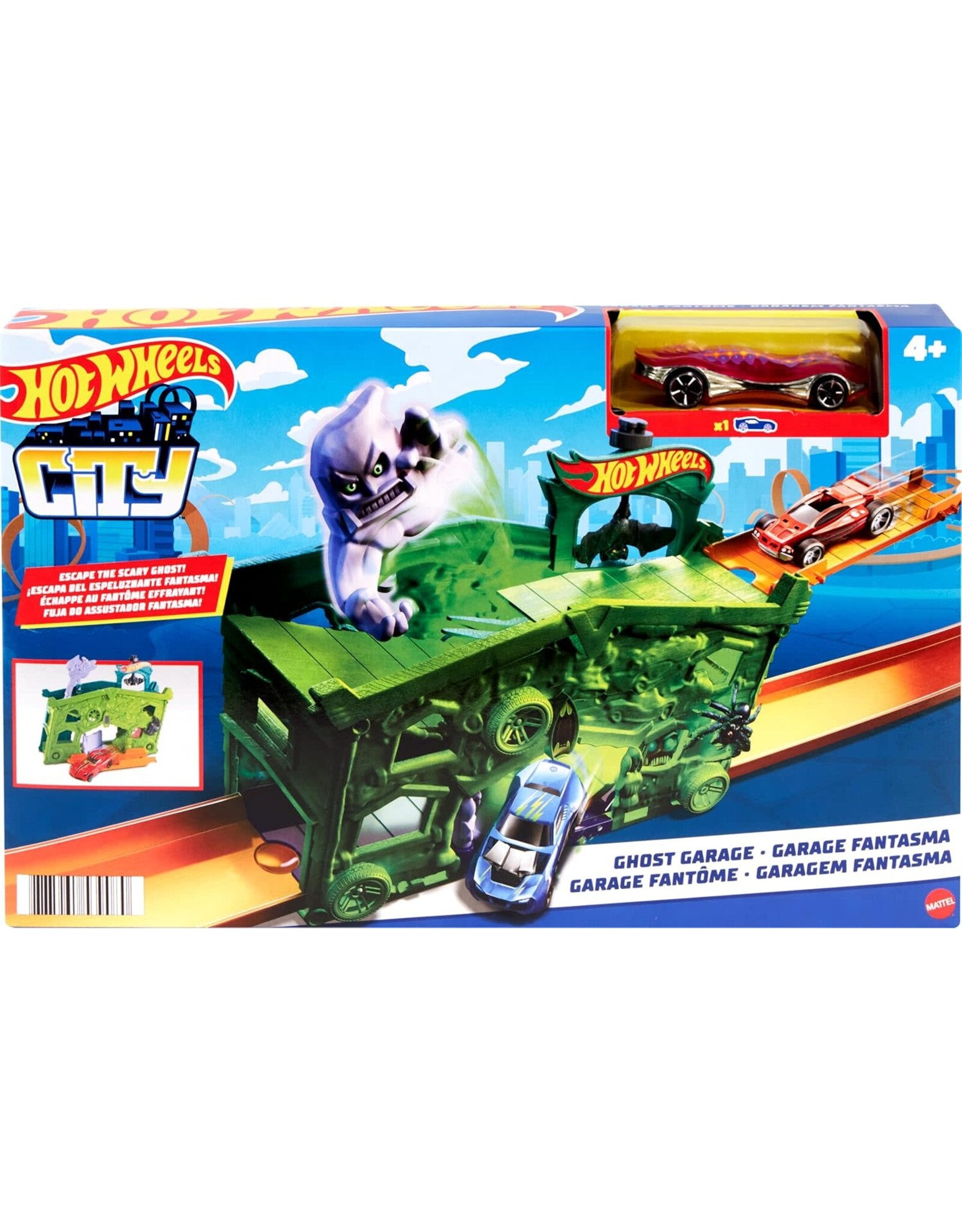 Mattel Hot Wheels Fold Out Play Set - Ghost Garage