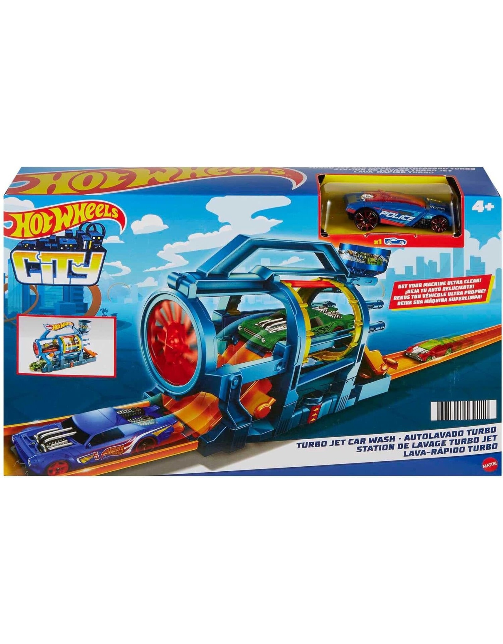 Mattel Hot Wheels Fold Out Play Set - Turbo Jet Car Wash