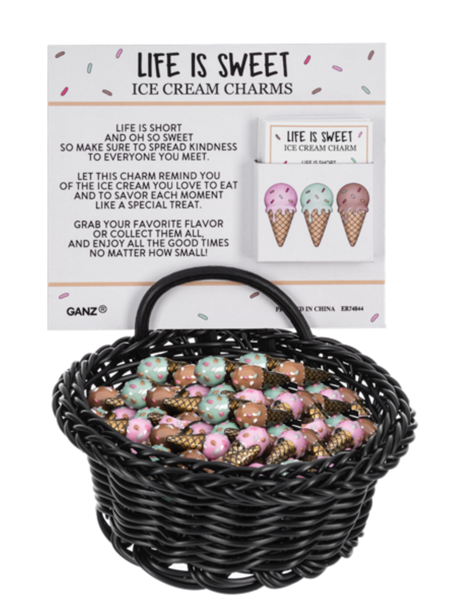 Ganz Life is Sweet Ice Cream Charm
