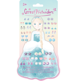 Great Pretenders Frosty Sister Stick On Earrings