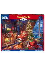 White Mountain Puzzles Sleepy Santa 1000pc