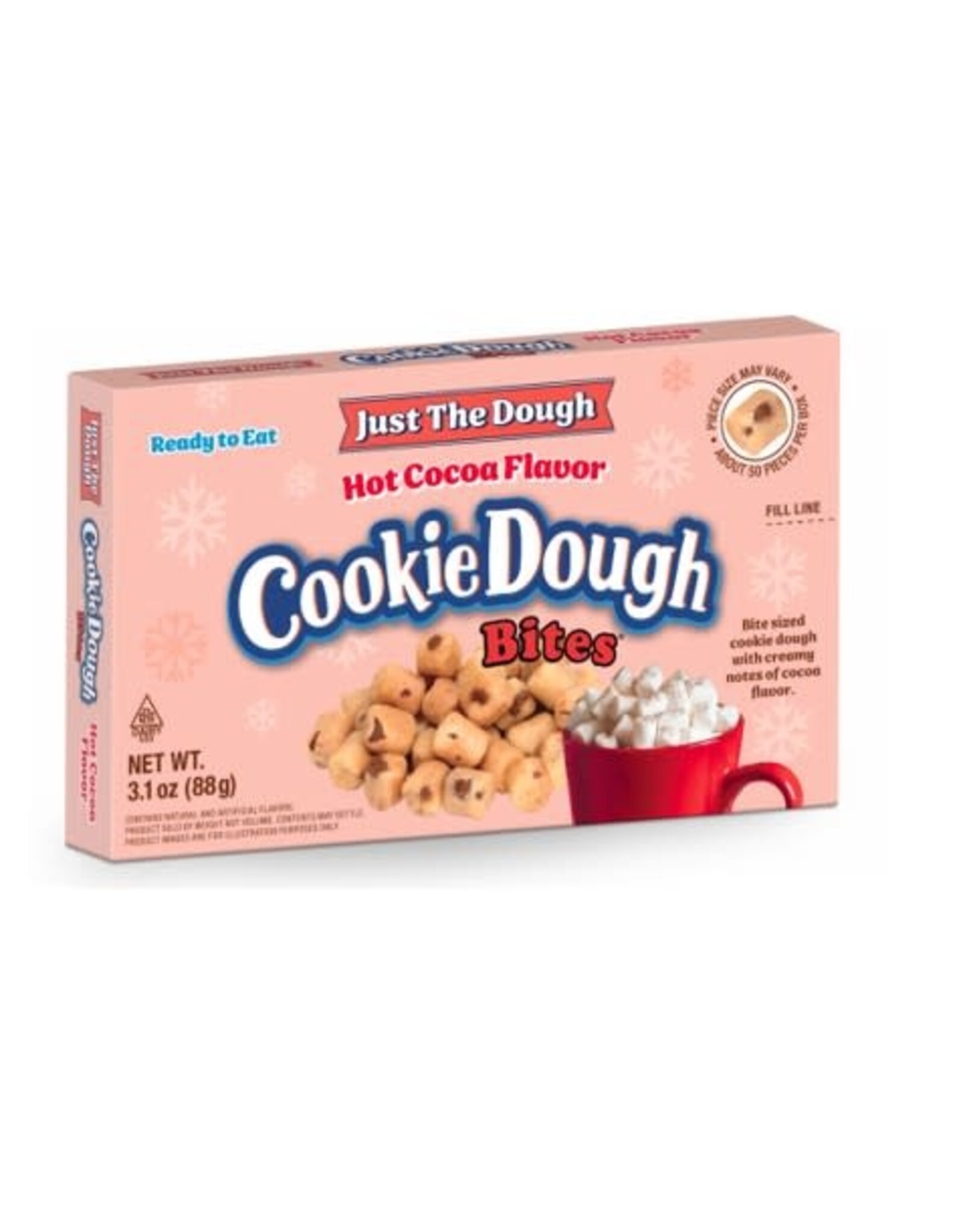 Just The Dough Hot Coca Cookie Dough Bites Theater Box