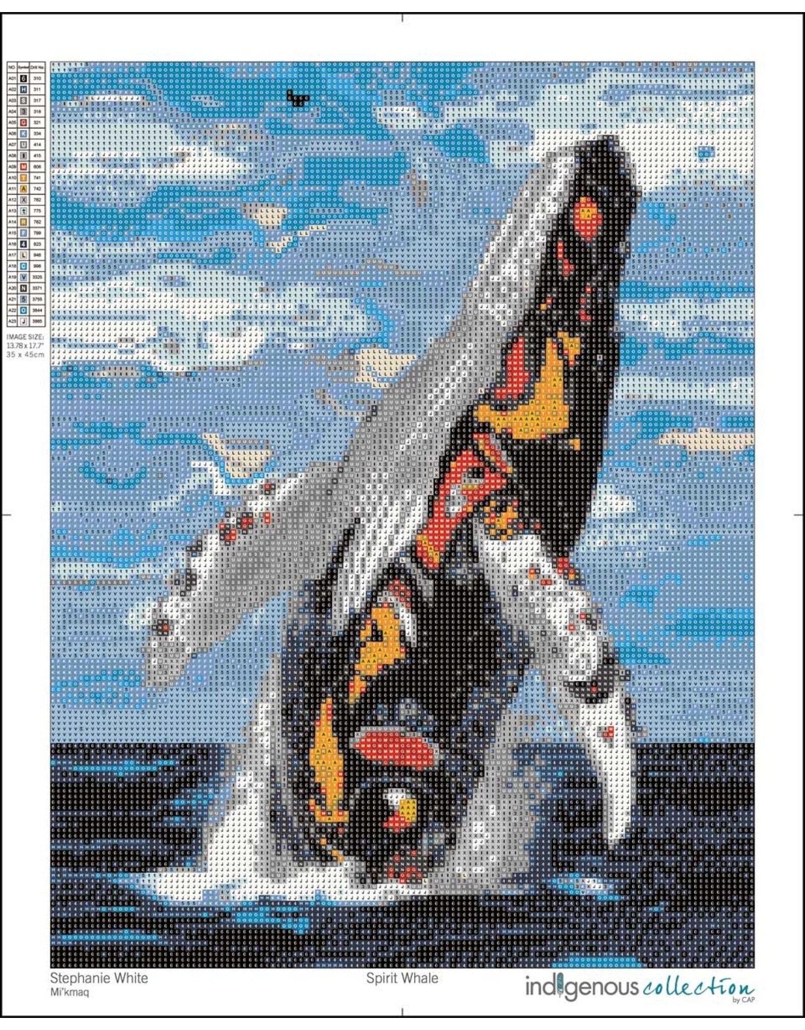 Indigenous Collection Spirit Whale Diamond Art Kit