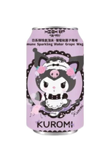 High up Kuromi Japanese Ramune Sparkling Water Grape Wagashi