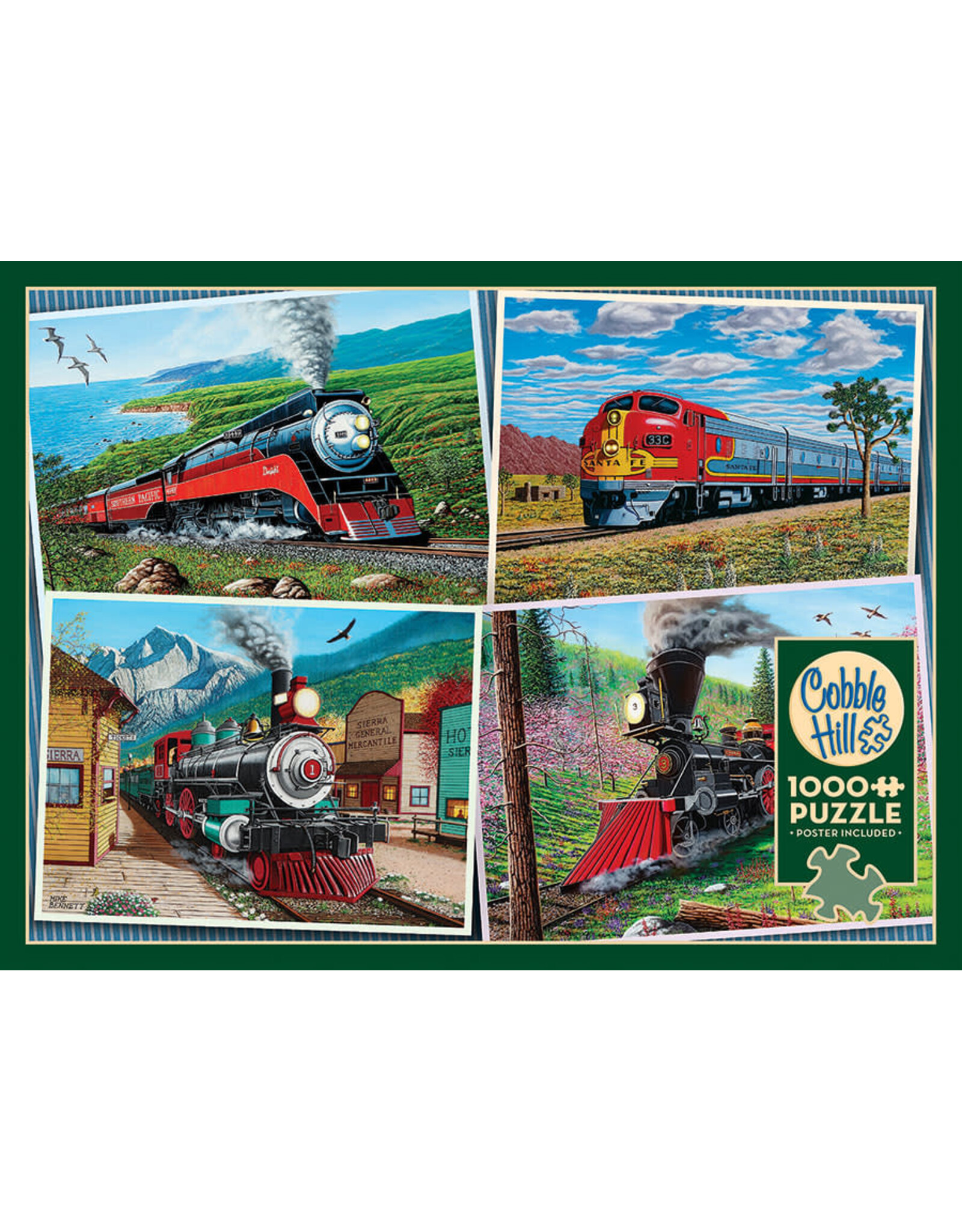 Cobble Hill Historic Locomotives 1000pc
