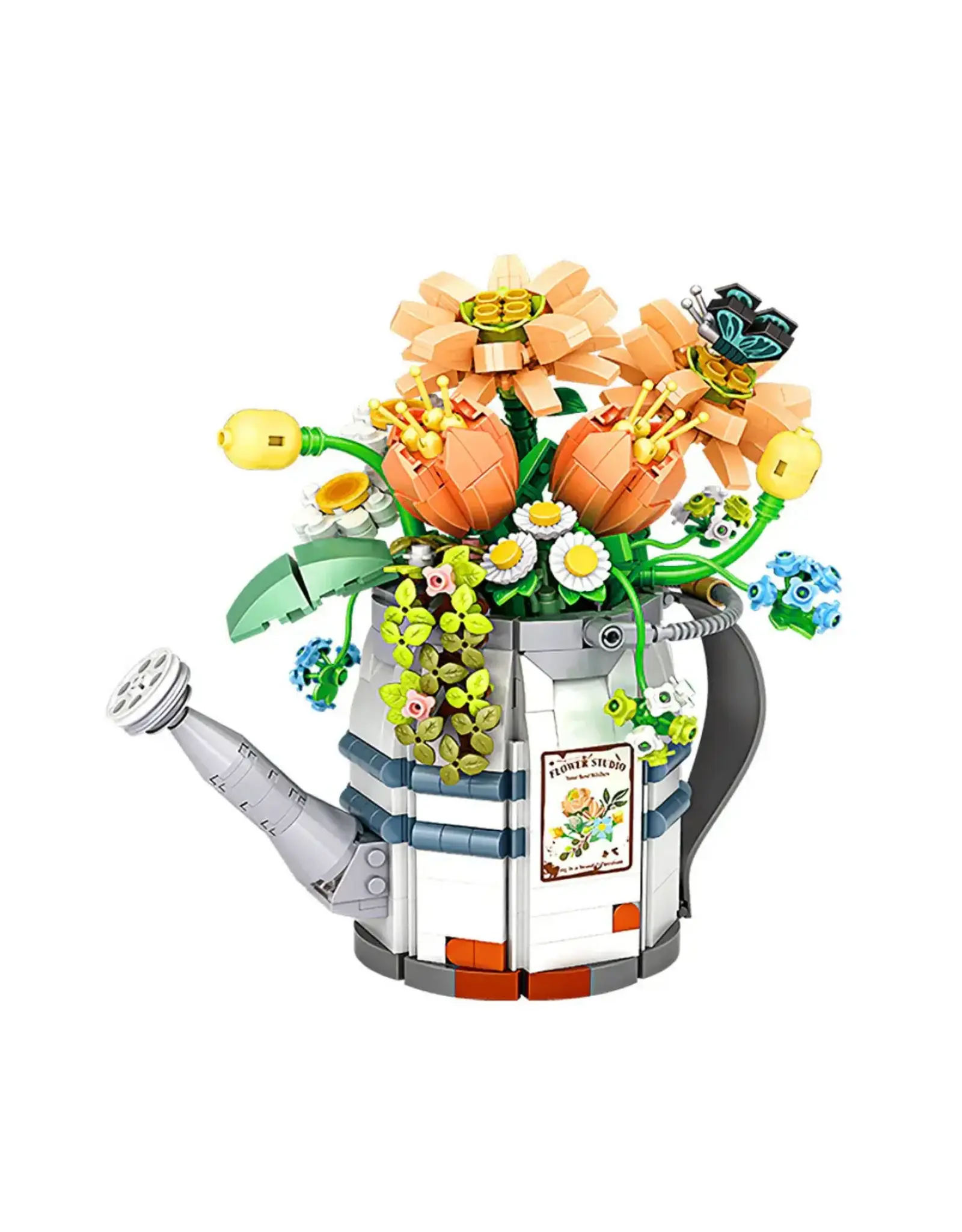LOZ Micro Potting: Watering Can Pots And Flowers Mini Block Set