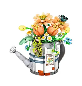 LOZ Micro Potting: Watering Can Pots And Flowers Mini Block Set