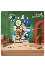 LOZ Christmas Sleigh Painting Mini Block Set