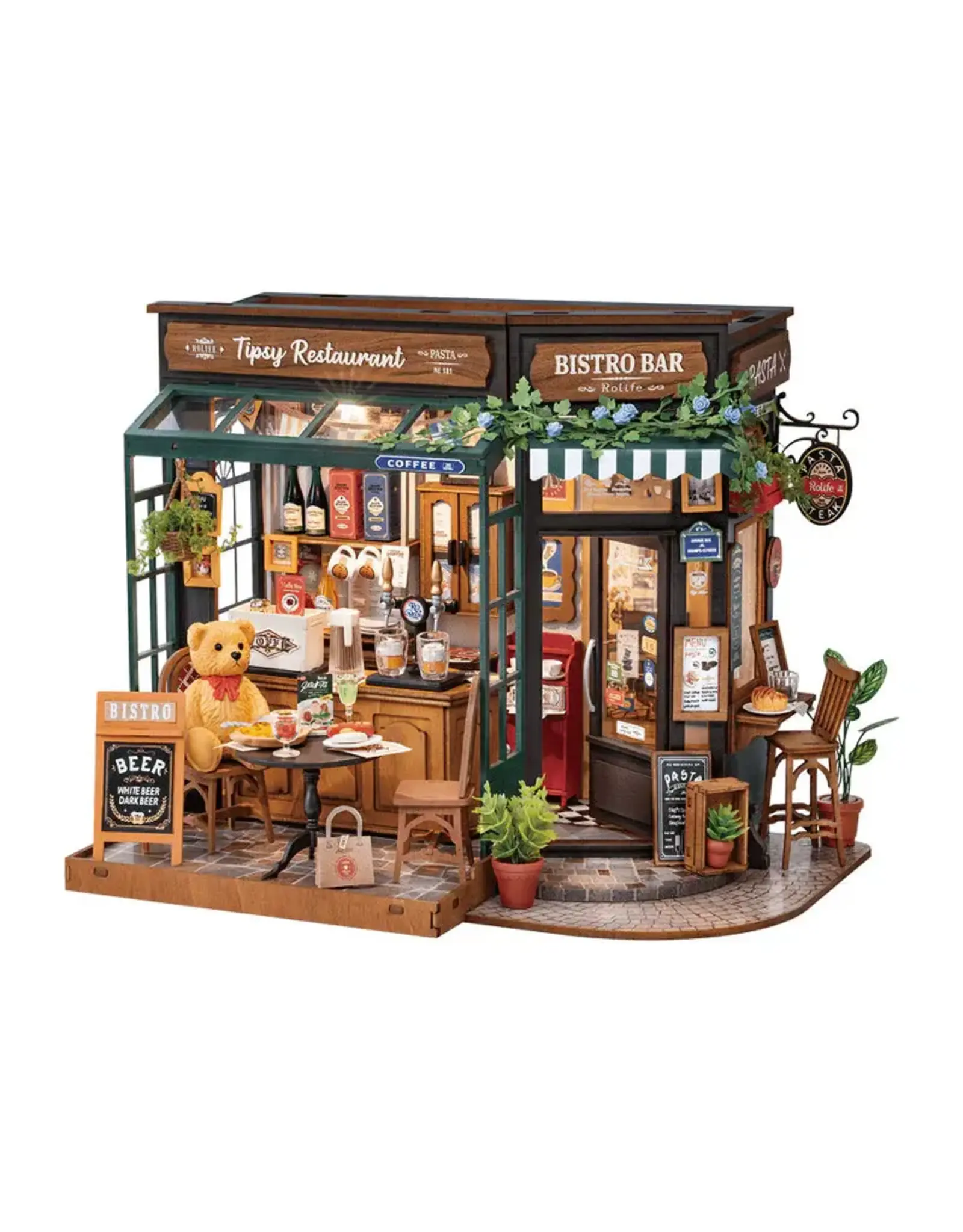 Robotime DIY - Tipsy Restaurant