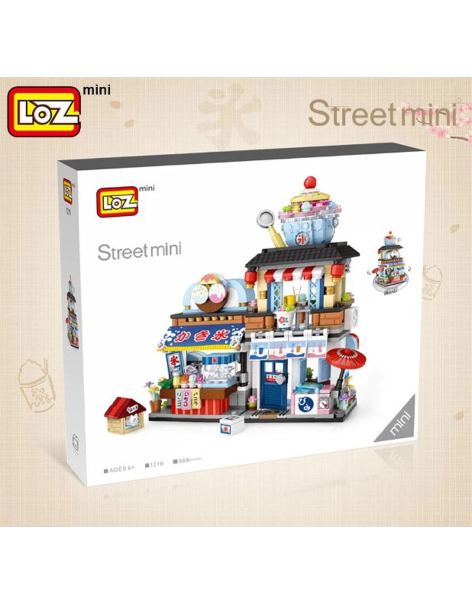LOZ Japanese Shaved Ice Shop Mini Blocks Set