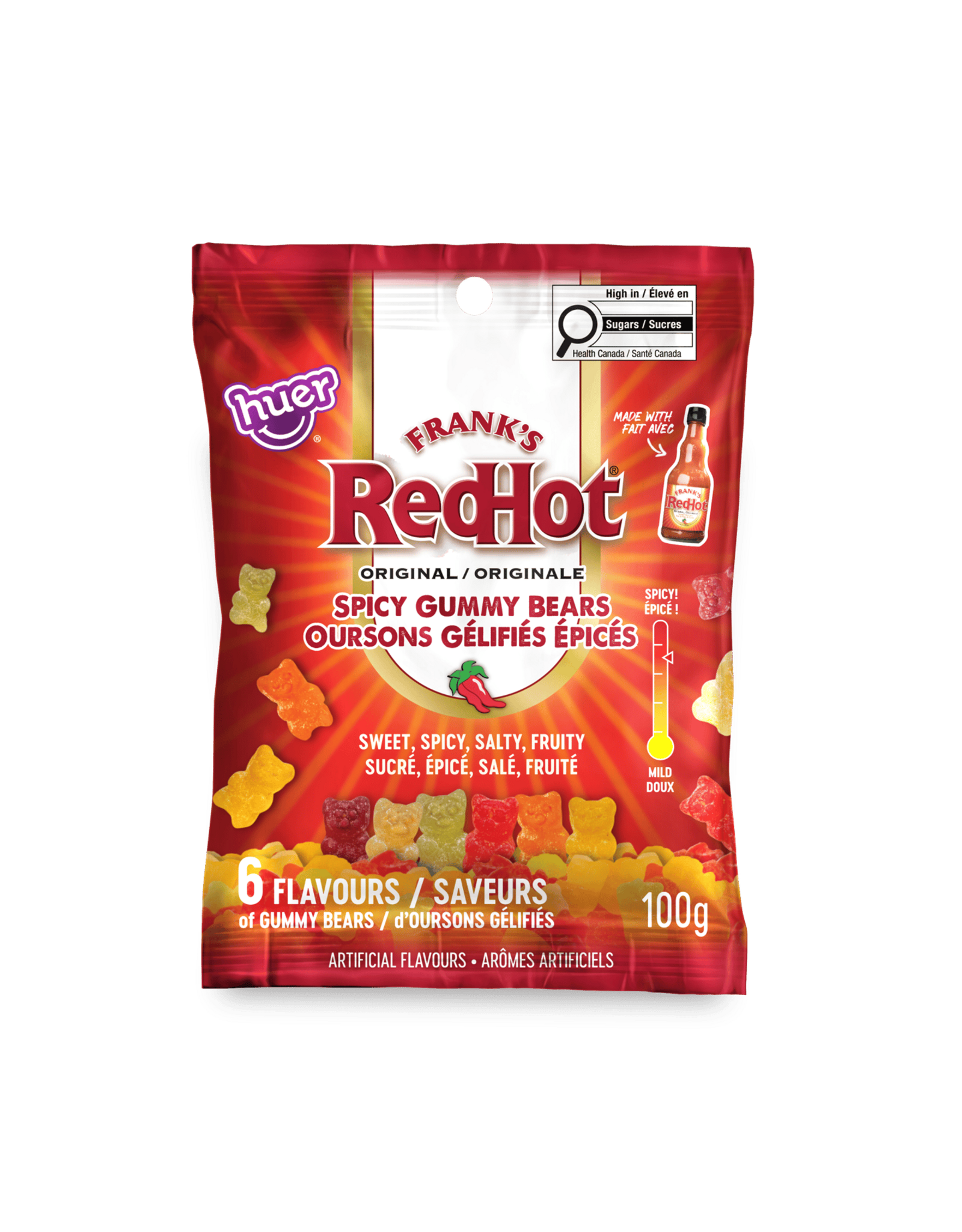 Frank's Red Hot Spicy Gummy Bears