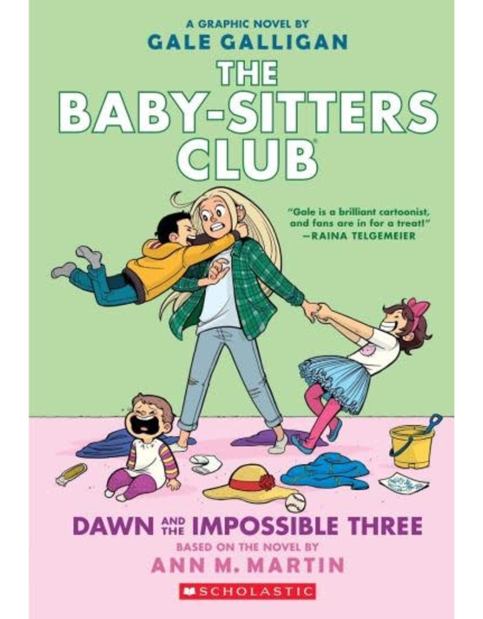 Dawn and the Impossible Three: A Graphic Novel (The Baby-Sitters Club #5)