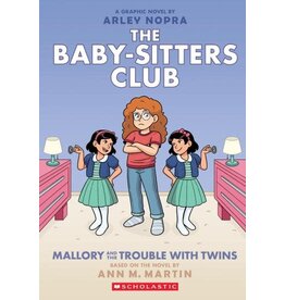 Mallory and the Trouble with Twins: A Graphic Novel (The Baby-sitters Club #17)