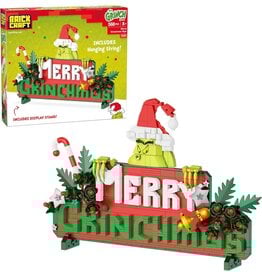 The Grinch Merry Grinchmas Sign Brick Building Set