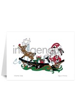 Indigenous Collection Christmas Canoe Gift Enclosure Cards
