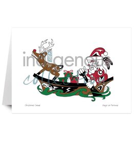 Indigenous Collection Christmas Canoe Gift Enclosure Cards