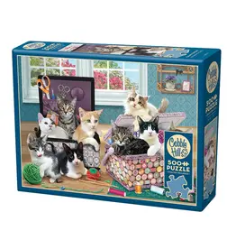 Cobble Hill Crafty Kittens 500pc