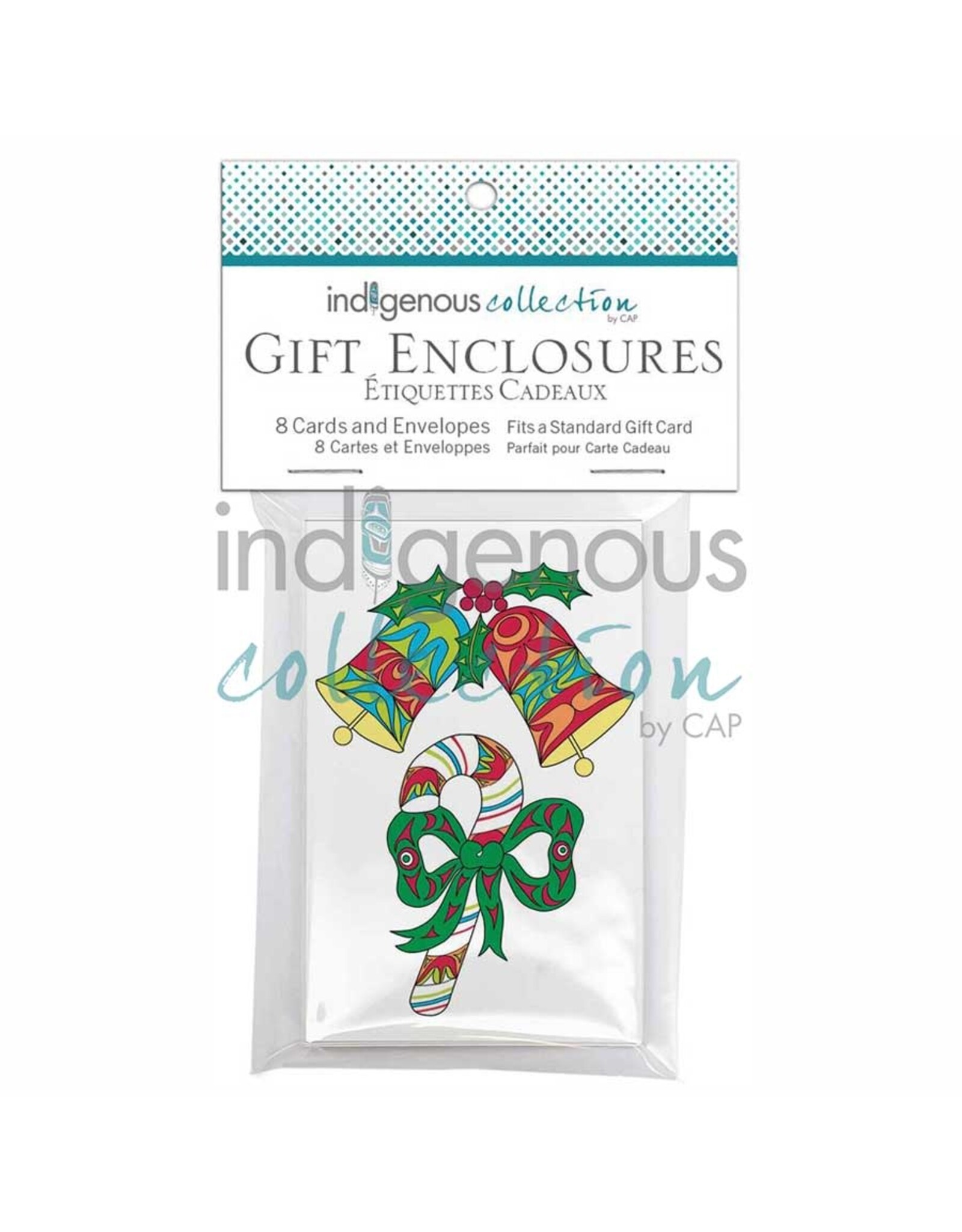 Indigenous Collection Candy Cane Gift Enclosure Cards
