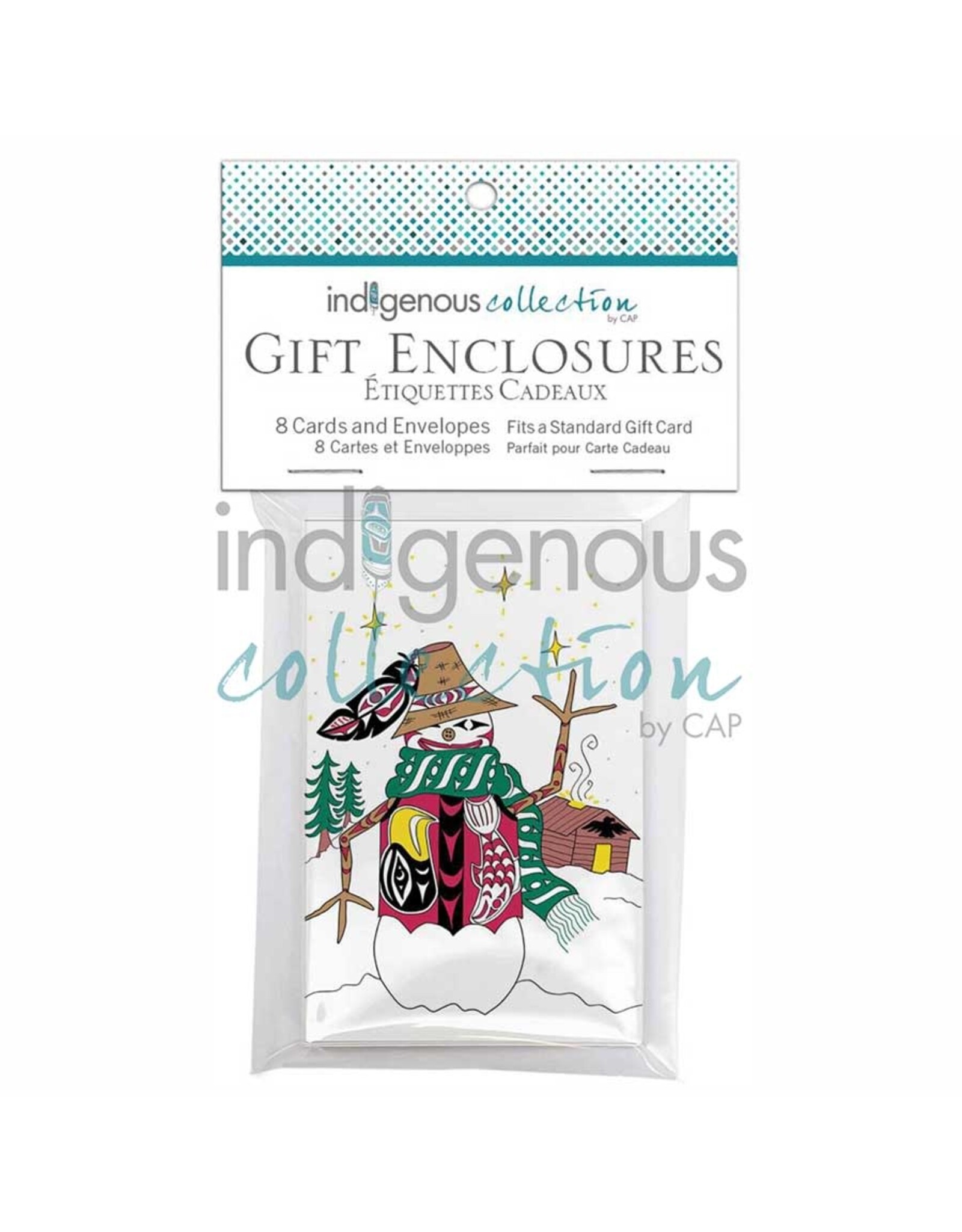 Indigenous Collection Snowman Gift Enclosure Cards