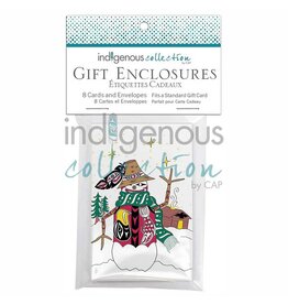 Indigenous Collection Snowman Gift Enclosure Cards