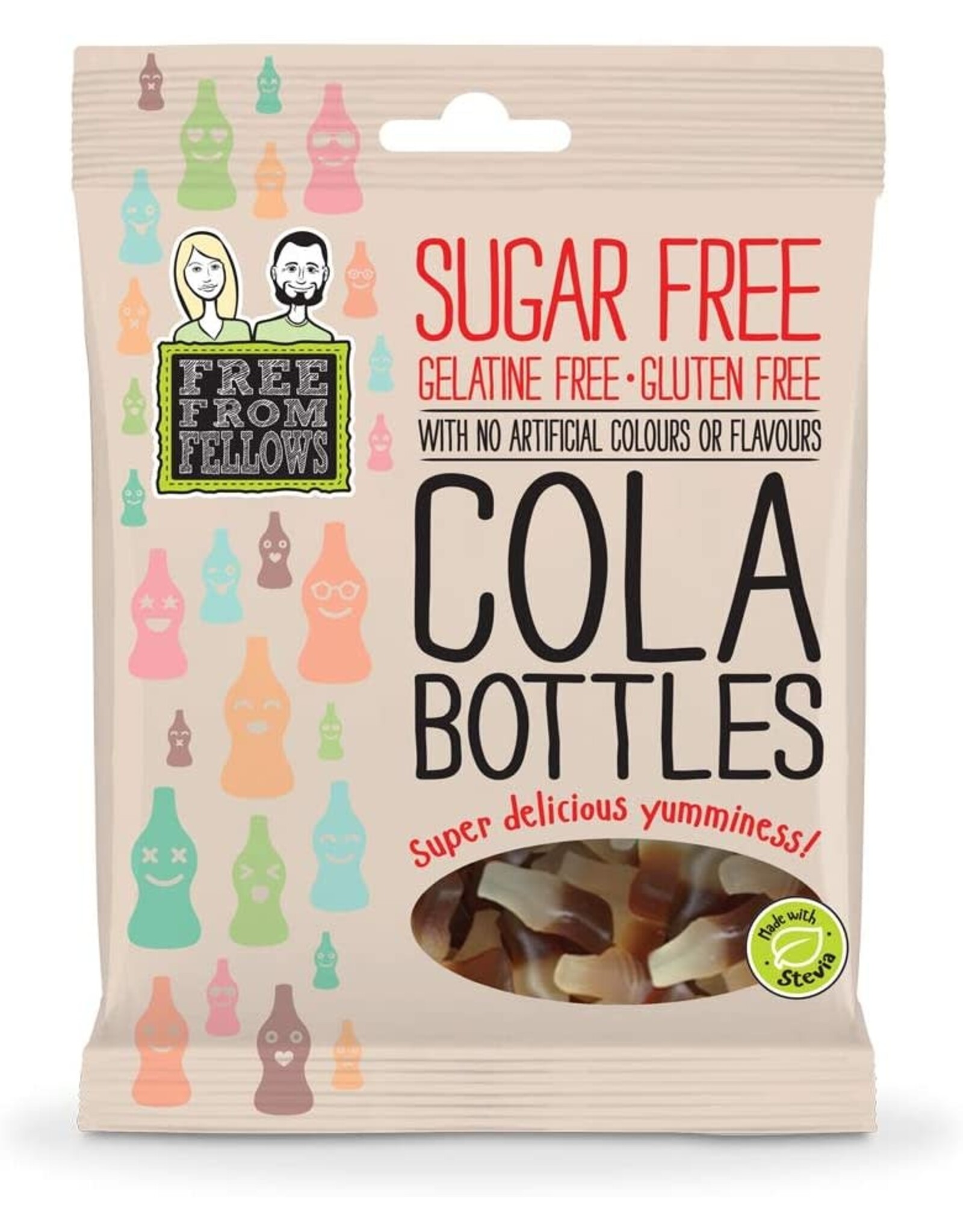 Free From Fellows Cola Bottles 70g (British)