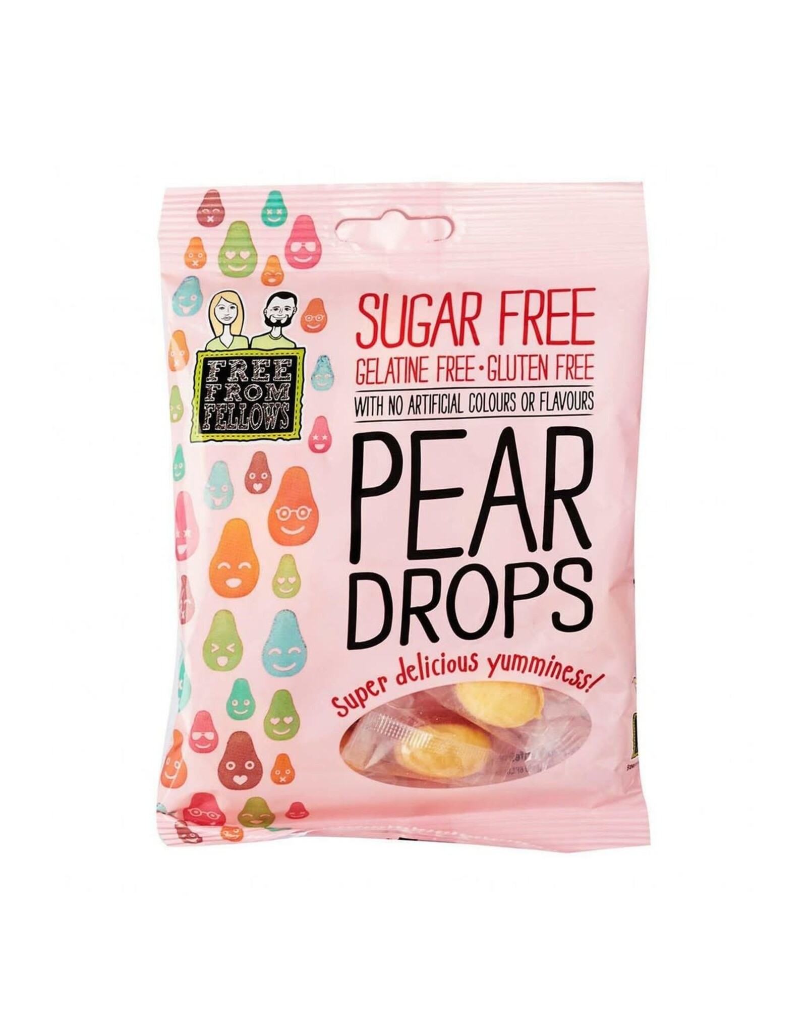 Free From Fellows Pear Drops 70g (British)