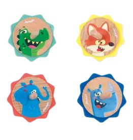 Janod Applepop Spinning Top Assorted